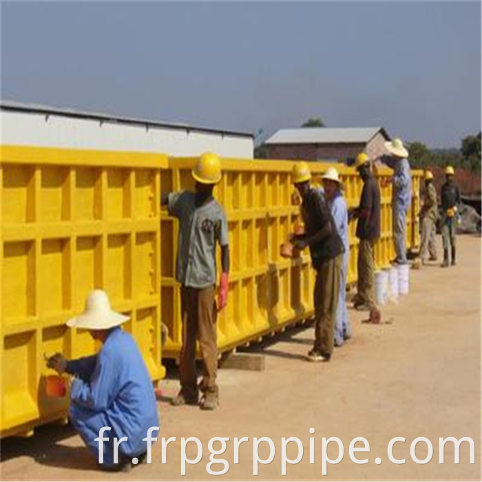 Cellules en béton en polymère FRP cellules électrolytiques